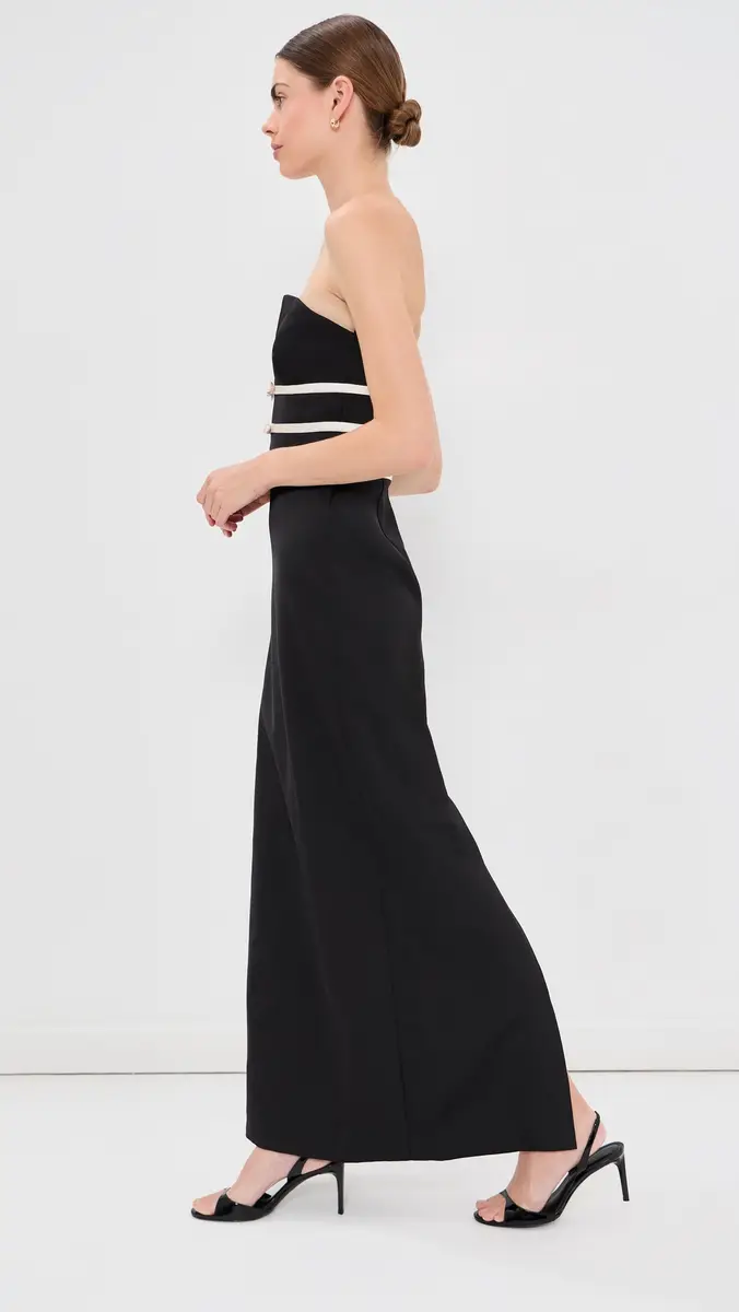 Simkhai Delore Bustier Gown | Thumbnail 4 Simkhai Delore Bustier Gown | Thumbnail 4
