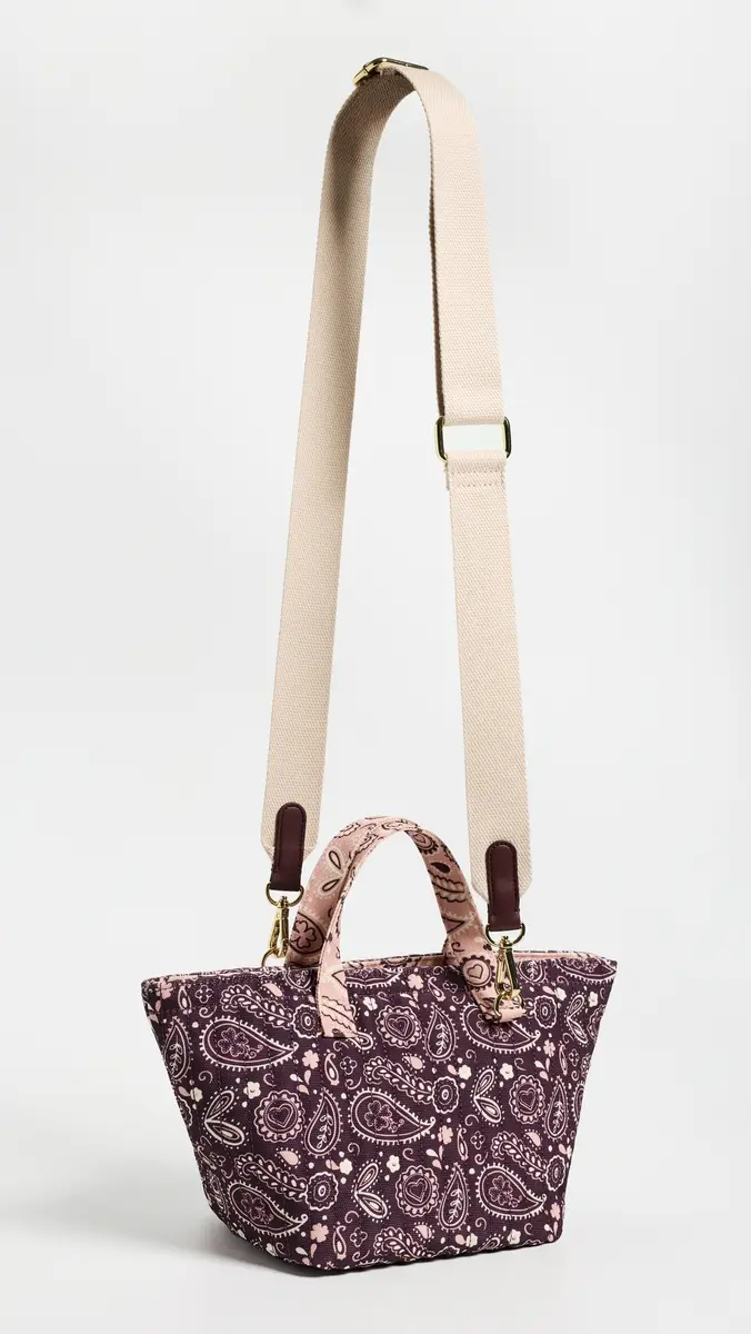 Stoney Clover Lane Mini Bandana Print Market Tote | Thumbnail 4 Stoney Clover Lane Mini Bandana Print Market Tote | Thumbnail 4