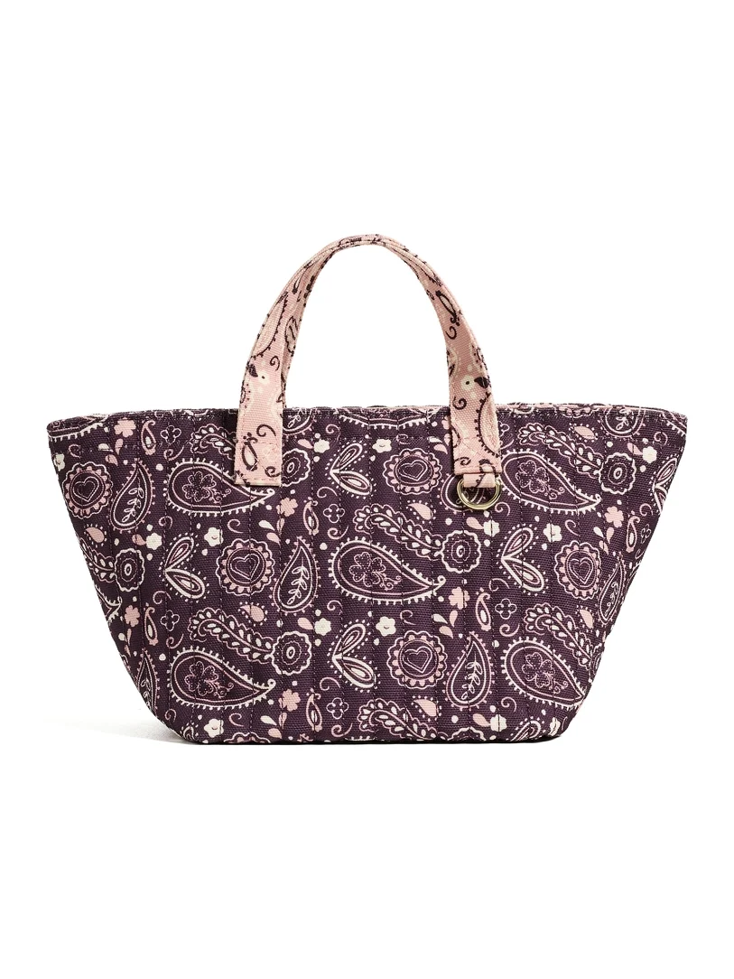 Mini Bandana Print Market Tote