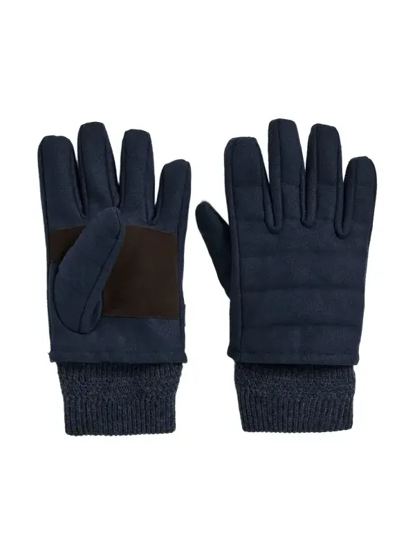 Wool Channel Quilted Gloves