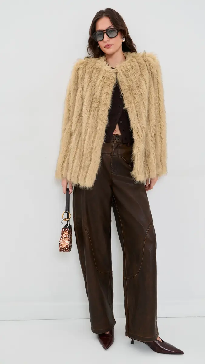 Stand Studio Sawyer Faux Fur Jacket | Thumbnail 5 Stand Studio Sawyer Faux Fur Jacket | Thumbnail 5