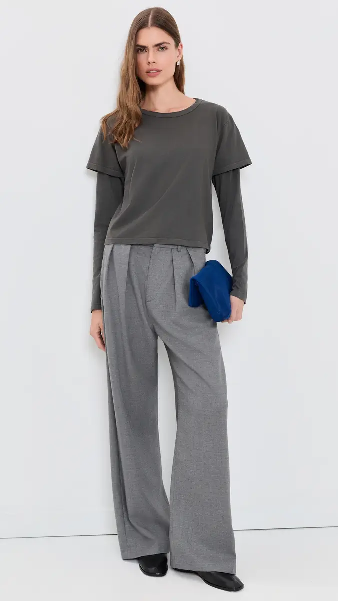 LESET Margo Layered Long Sleeve Tee | Thumbnail 5 LESET Margo Layered Long Sleeve Tee | Thumbnail 5