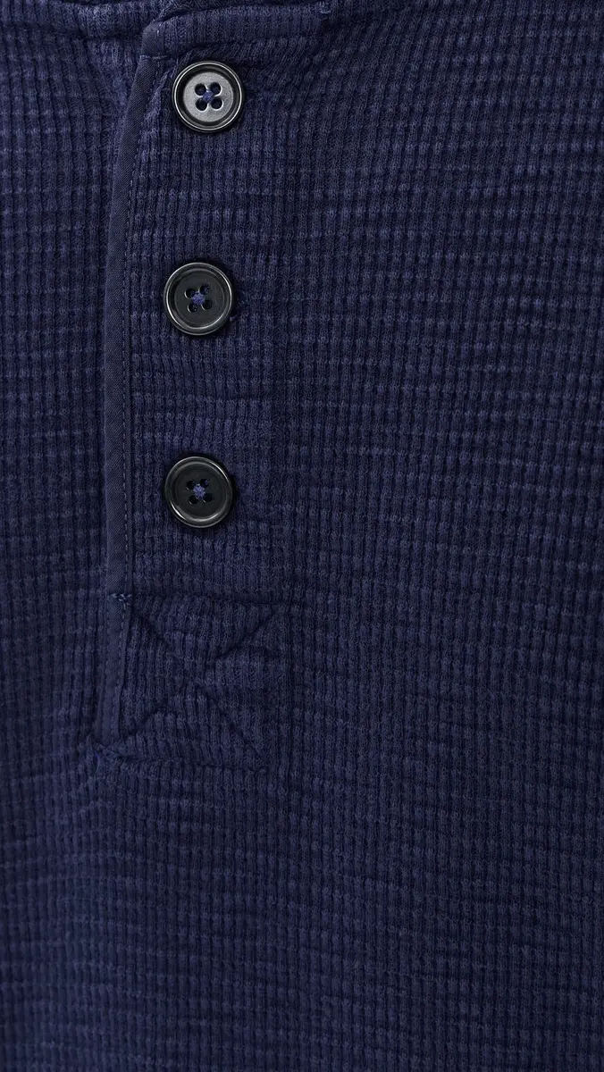 Alex Mill Waffle Henley Tee | Thumbnail 6 Alex Mill Waffle Henley Tee | Thumbnail 6