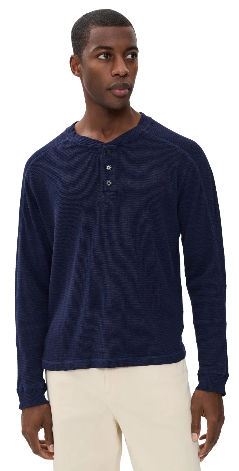 Alex Mill Waffle Henley Tee