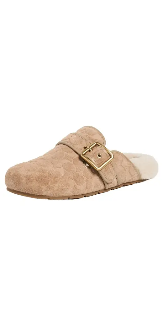 Coach Archival Buckle Clogs