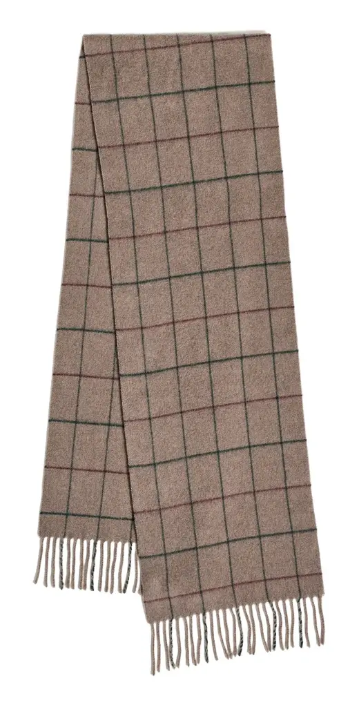 Polo Ralph Lauren Cashmere Blend Windowpane Scarf