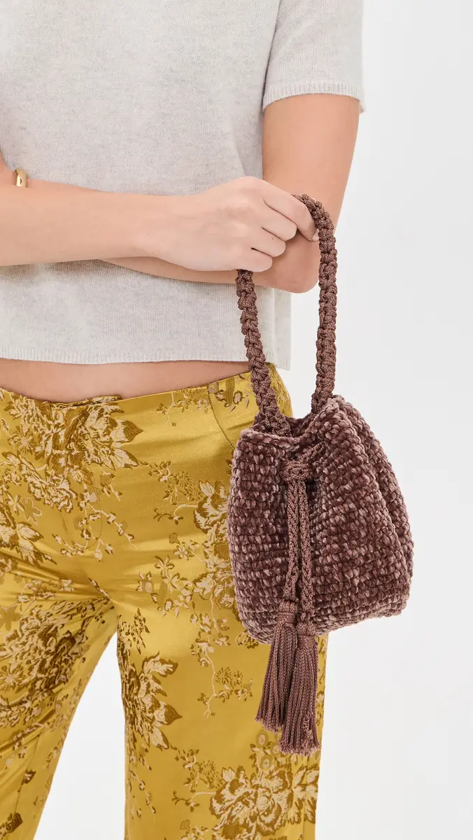 Binge Knitting Keepsake Velvet Pouch | Thumbnail 3 Binge Knitting Keepsake Velvet Pouch | Thumbnail 3