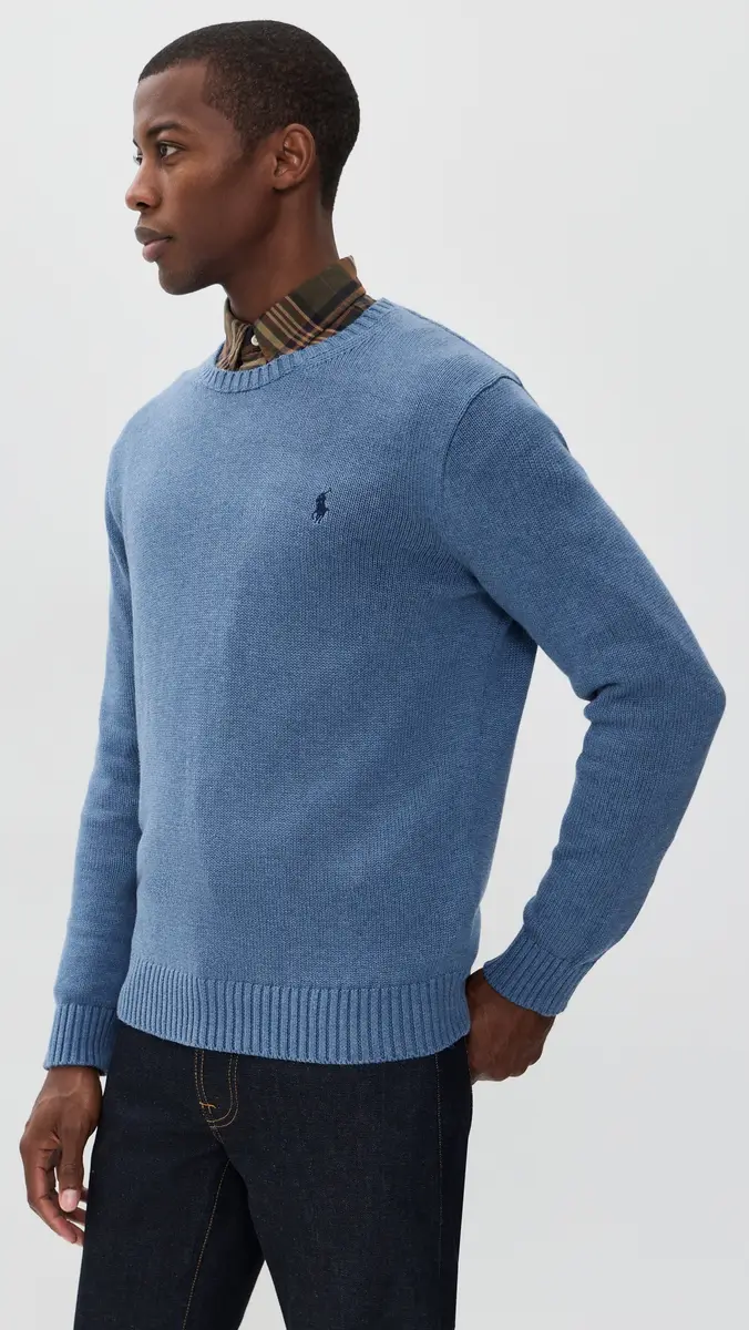 Polo Ralph Lauren Cotton Shaker Crew Neck Sweater | Thumbnail 4 Polo Ralph Lauren Cotton Shaker Crew Neck Sweater | Thumbnail 4