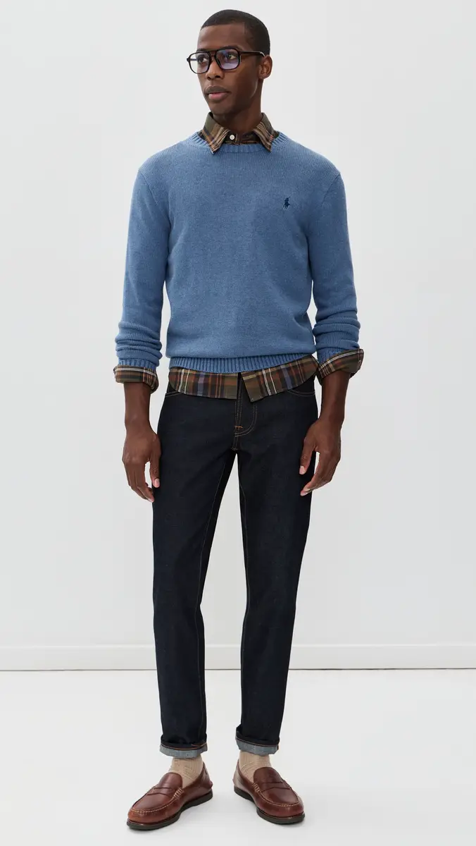 Polo Ralph Lauren Cotton Shaker Crew Neck Sweater | Thumbnail 5 Polo Ralph Lauren Cotton Shaker Crew Neck Sweater | Thumbnail 5
