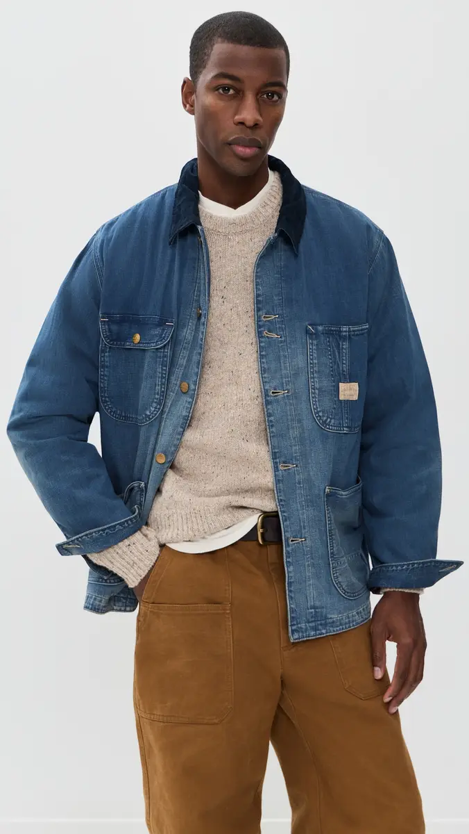 Polo Ralph Lauren Original Label Lined Denim Ruebain Chore Jacket | Thumbnail 2 Polo Ralph Lauren Original Label Lined Denim Ruebain Chore Jacket | Thumbnail 2