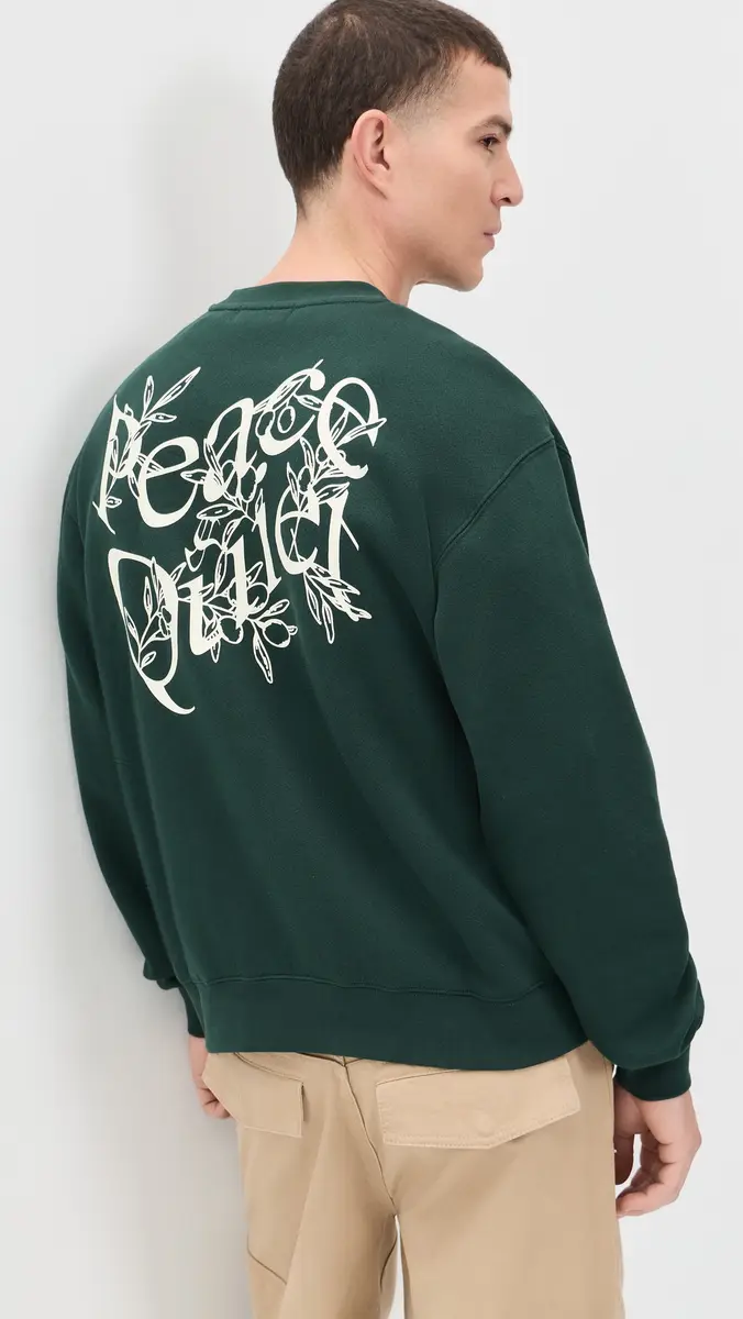 Museum of Peace and Quiet Warped Crew Neck Sweatshirt | Thumbnail 2 Museum of Peace and Quiet Warped Crew Neck Sweatshirt | Thumbnail 2
