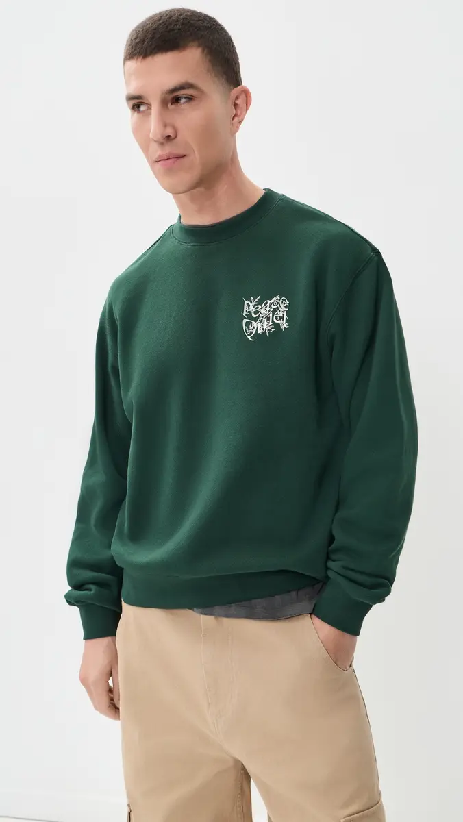 Museum of Peace and Quiet Warped Crew Neck Sweatshirt | Thumbnail 3 Museum of Peace and Quiet Warped Crew Neck Sweatshirt | Thumbnail 3