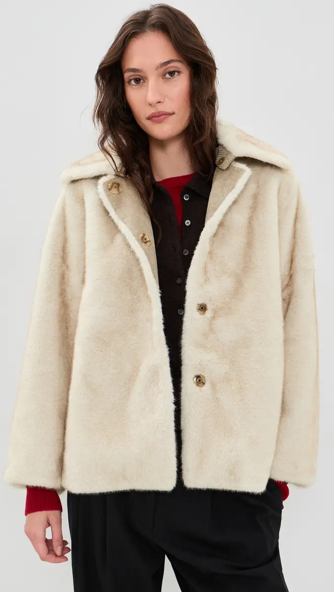 Alex Mill Duane St Faux Fur Jacket | Thumbnail 2