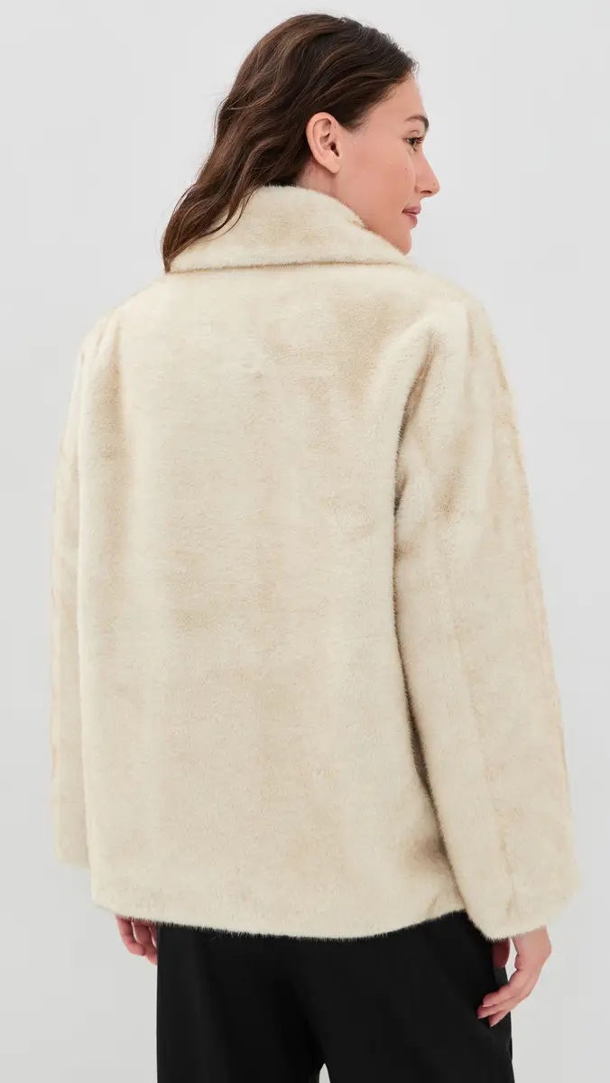 Alex Mill Duane St Faux Fur Jacket | Thumbnail 3
