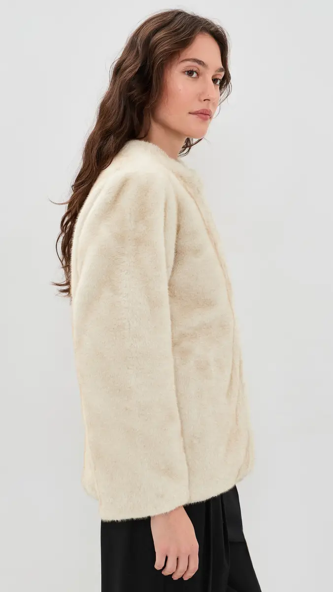 Alex Mill Duane St Faux Fur Jacket | Thumbnail 4