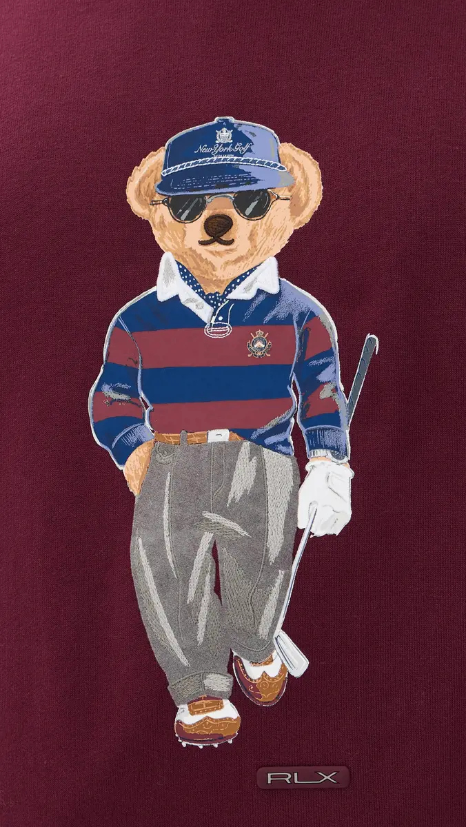 RLX Ralph Lauren Lightweight Magic Fleece Novelty Bear Sweatshirt | Thumbnail 6