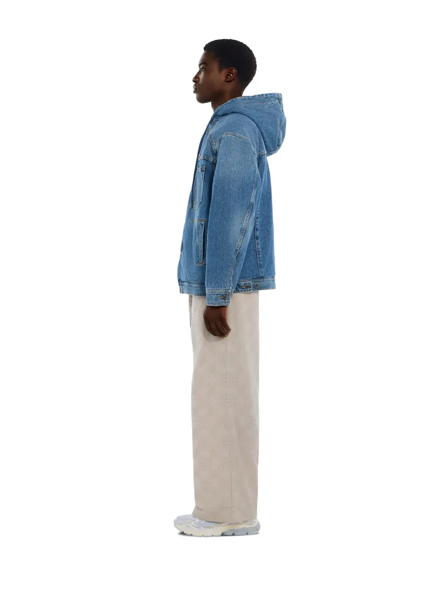 Off-White Bookish Padded Denim Jacket | Thumbnail 3 Off-White Bookish Padded Denim Jacket | Thumbnail 3