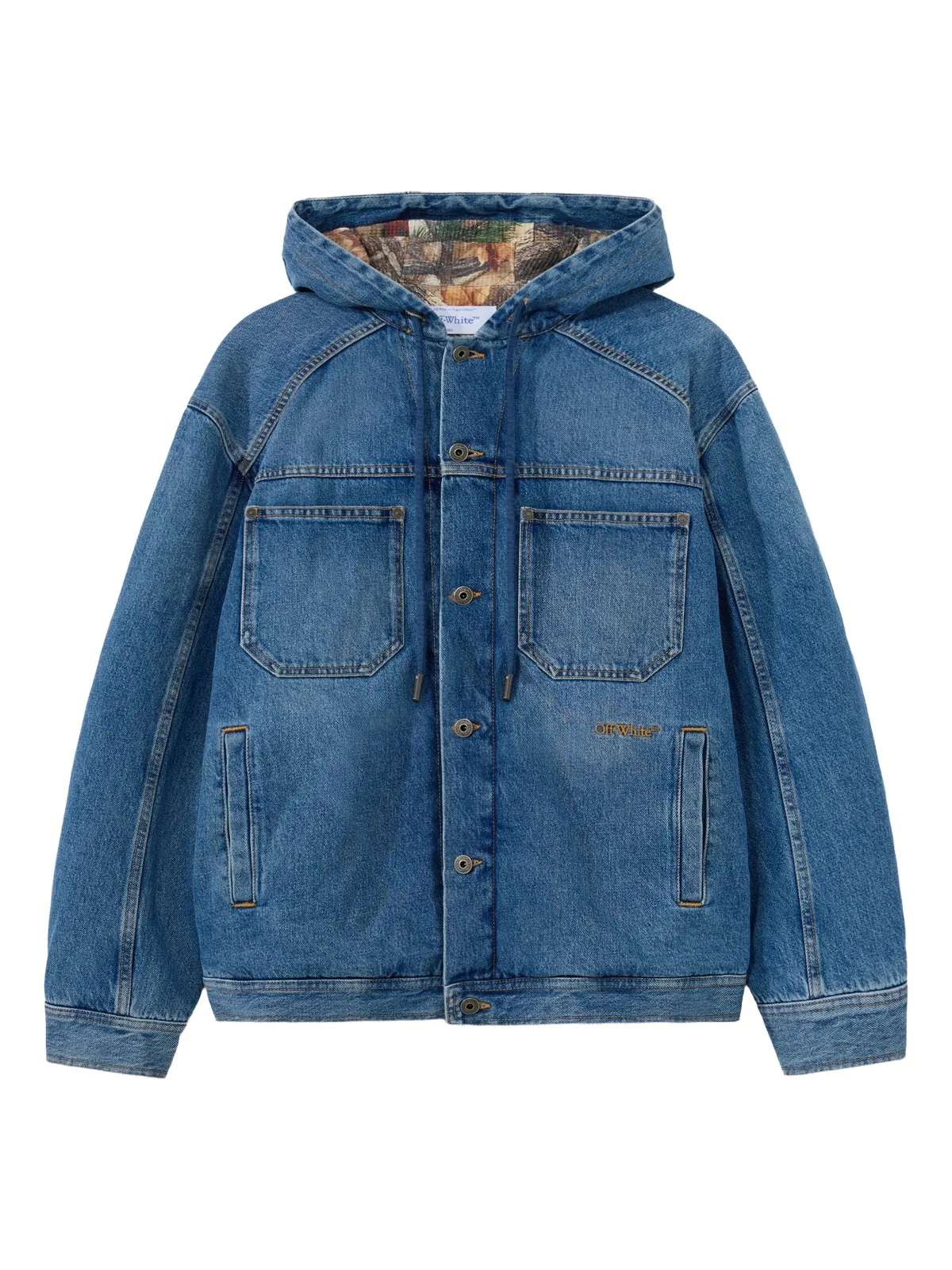 Off-White Bookish Padded Denim Jacket