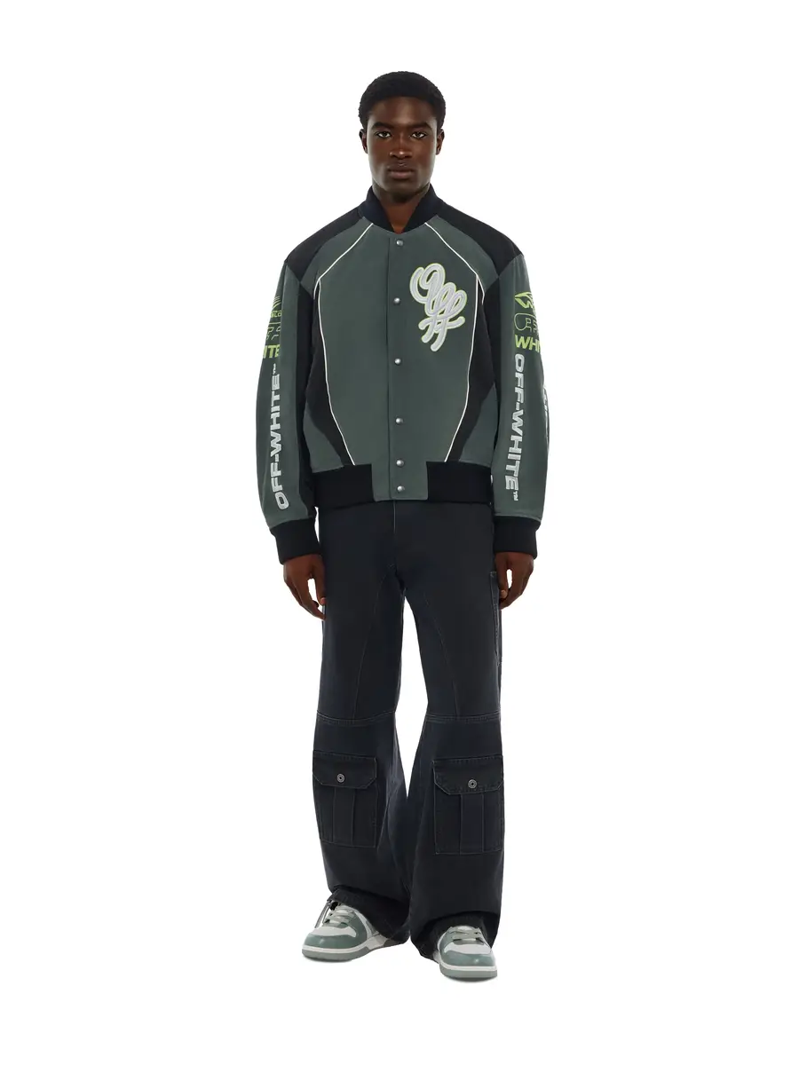 Off-White Racing Staff Varsity Jacket | Thumbnail 2 Off-White Racing Staff Varsity Jacket | Thumbnail 2
