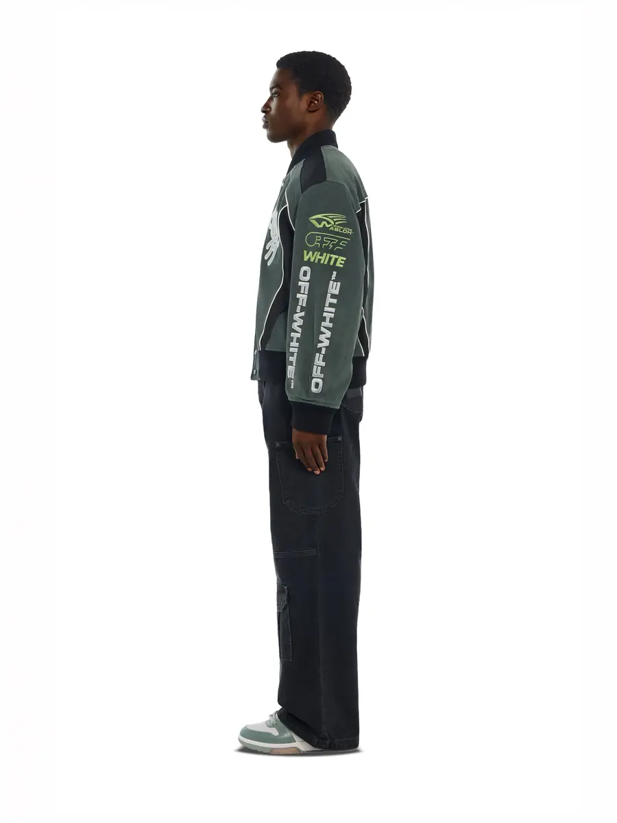 Off-White Racing Staff Varsity Jacket | Thumbnail 3 Off-White Racing Staff Varsity Jacket | Thumbnail 3