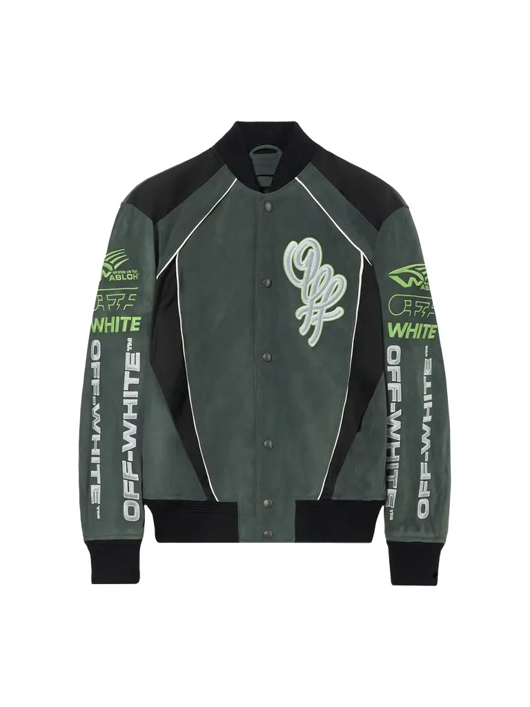 Off-White Racing Staff Varsity Jacket