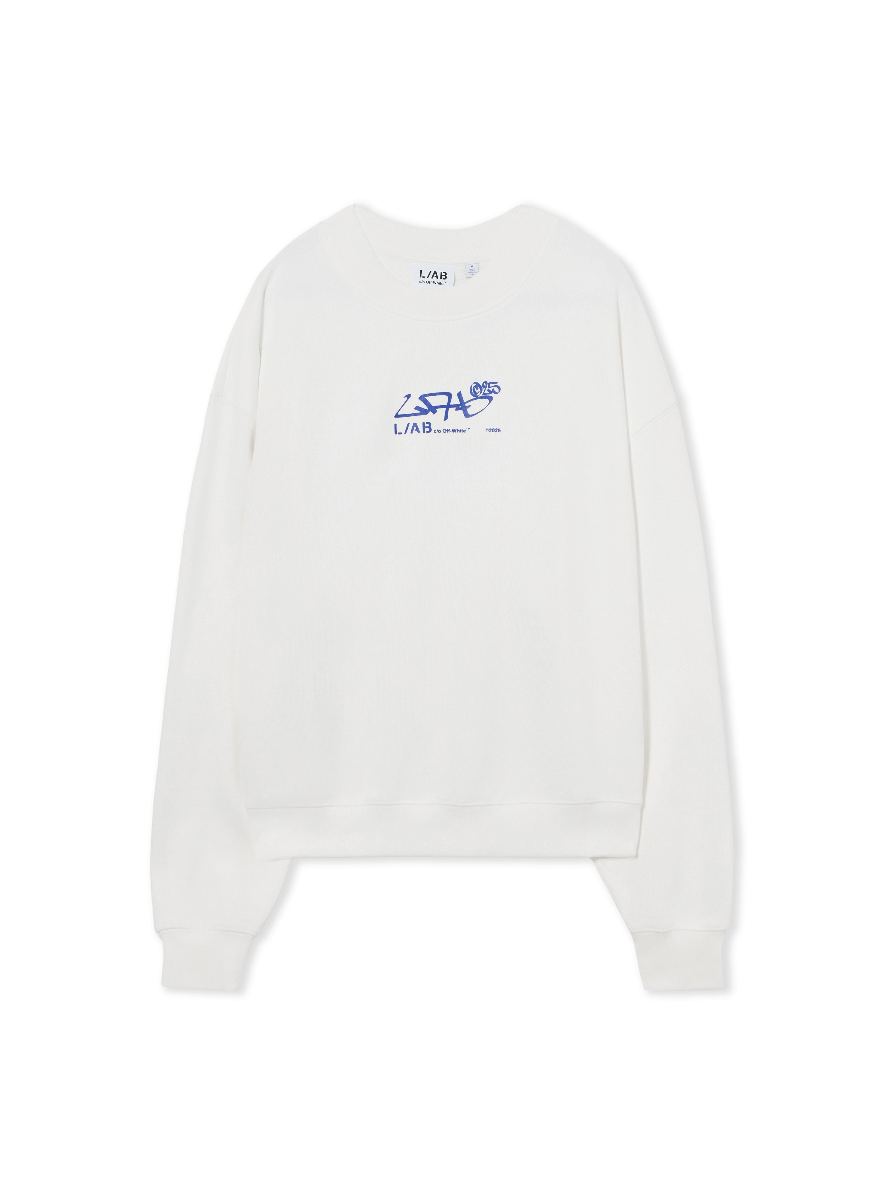 Off-White L/AB Graffiti Diagonal Sweatshirt