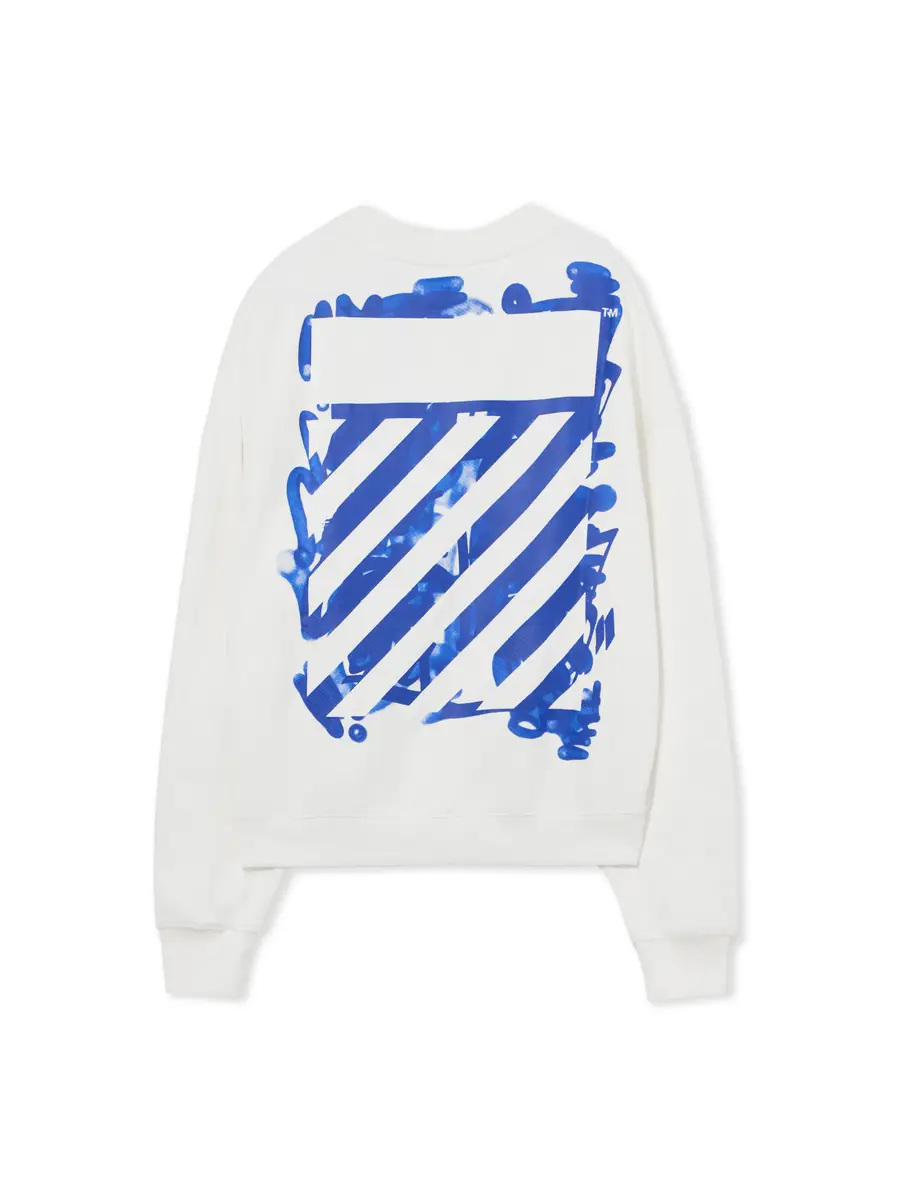 Off-White L/AB Graffiti Diagonal Sweatshirt | Thumbnail 2 Off-White L/AB Graffiti Diagonal Sweatshirt | Thumbnail 2