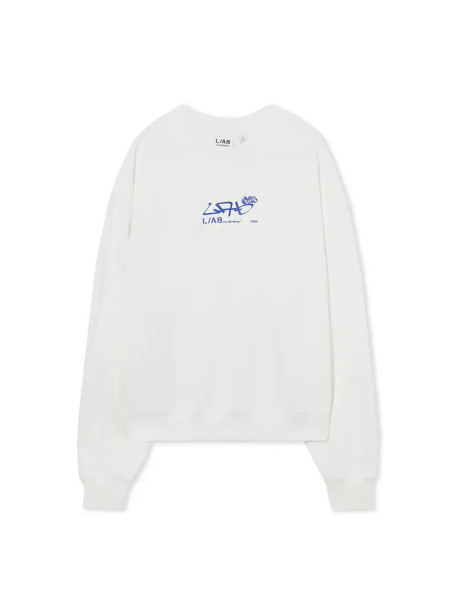 Off-White L/AB Graffiti Diagonal Sweatshirt