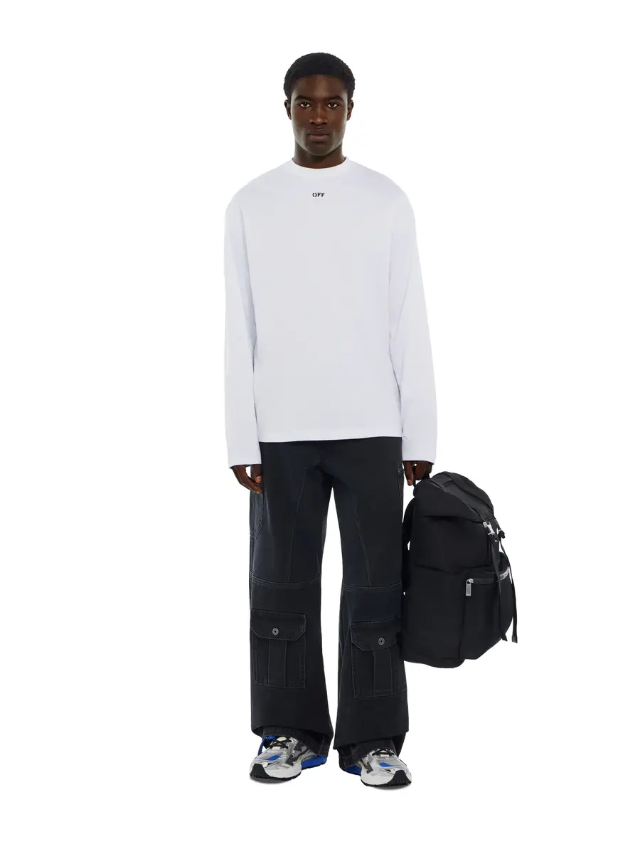 Off-White Negative Arrow Skate Long Sleeve T-Shirt | Thumbnail 2 Off-White Negative Arrow Skate Long Sleeve T-Shirt | Thumbnail 2