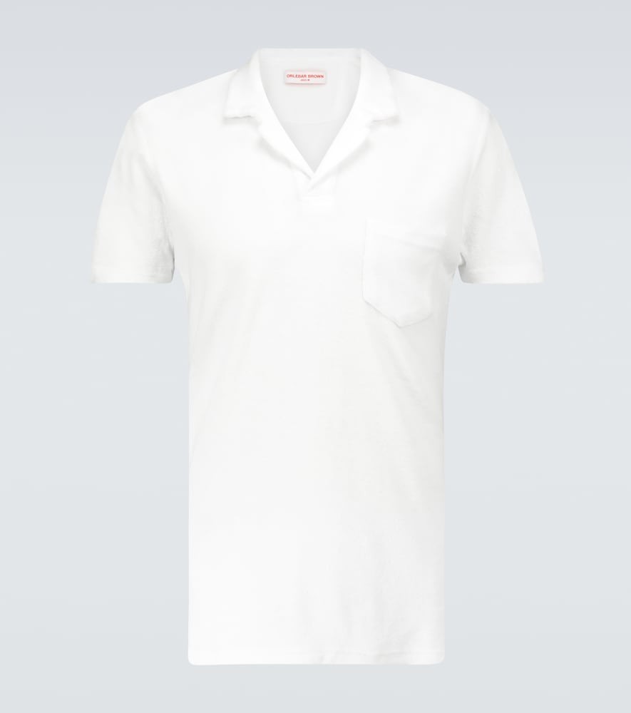 Orlebar Brown Terry toweling cotton polo shirt