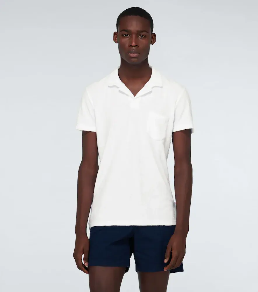 Orlebar Brown Terry toweling cotton polo shirt | Thumbnail 2