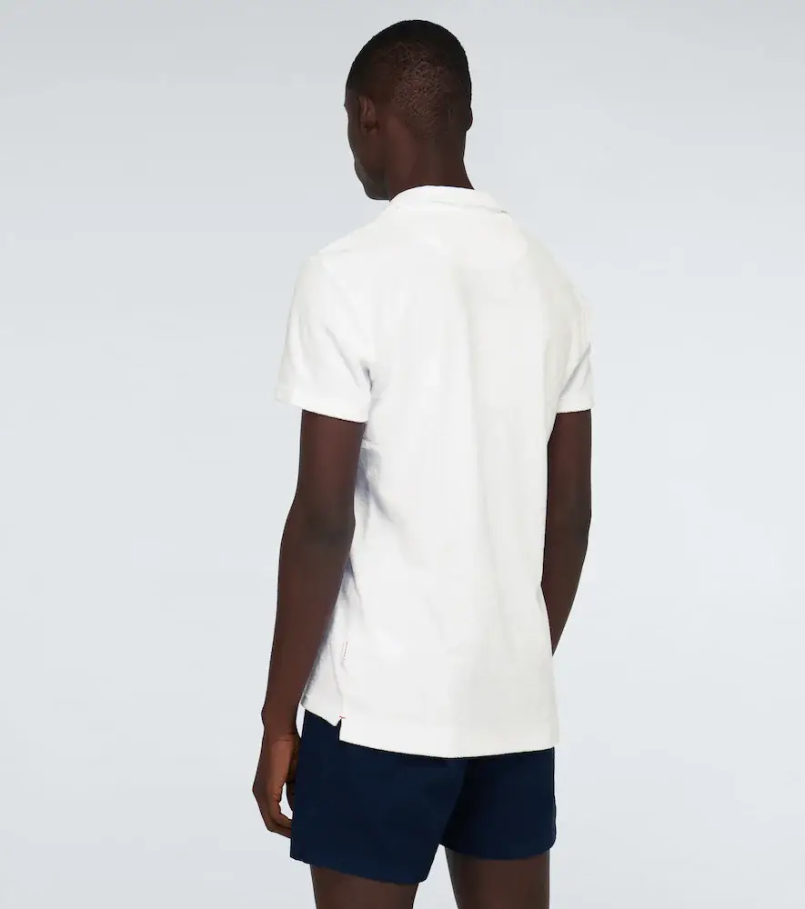Orlebar Brown Terry toweling cotton polo shirt | Thumbnail 4