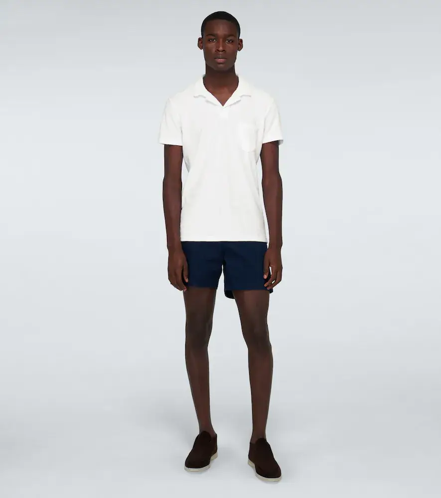 Orlebar Brown Terry toweling cotton polo shirt | Thumbnail 5