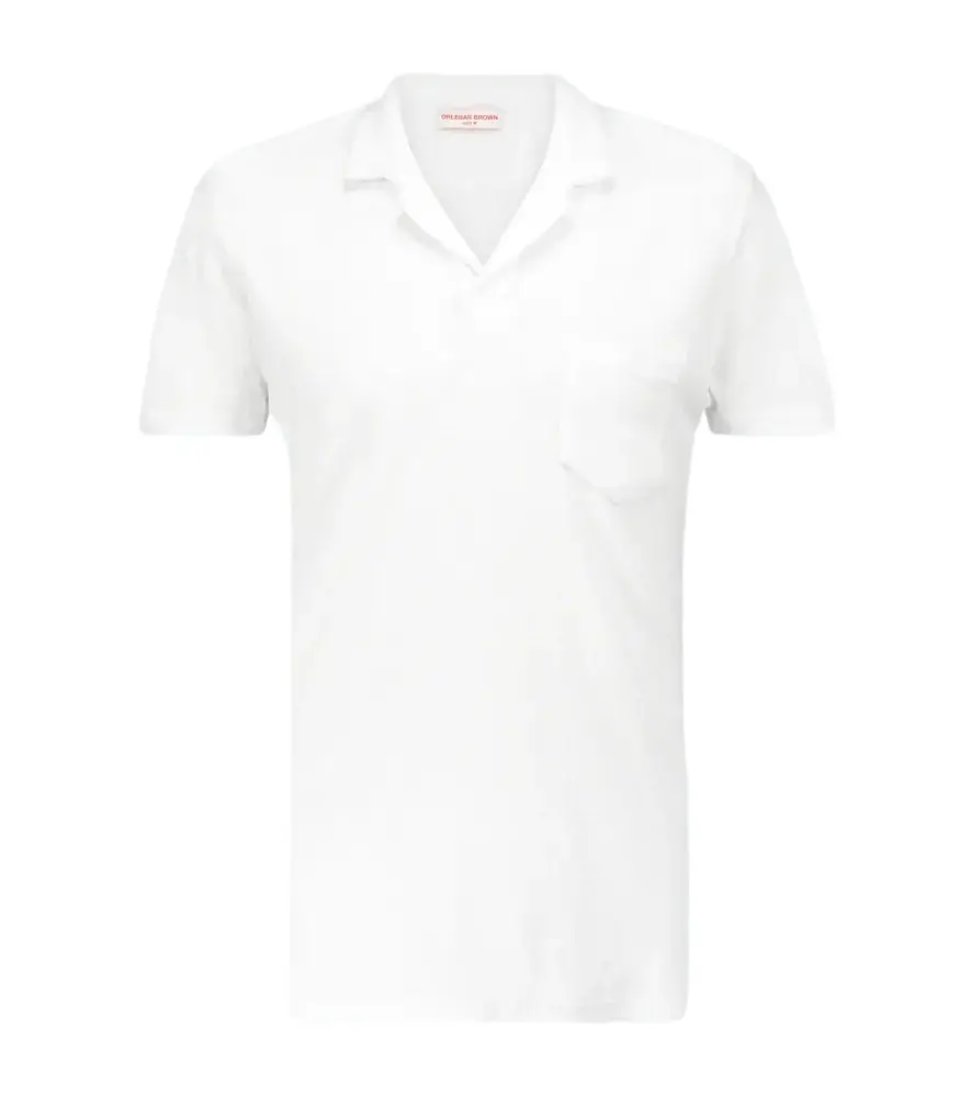 Orlebar Brown Terry toweling cotton polo shirt