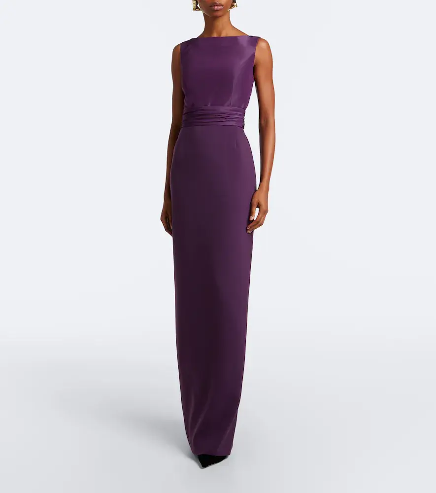 Carolina Herrera Pleated silk taffeta gown | Thumbnail 3 Carolina Herrera Pleated silk taffeta gown | Thumbnail 3