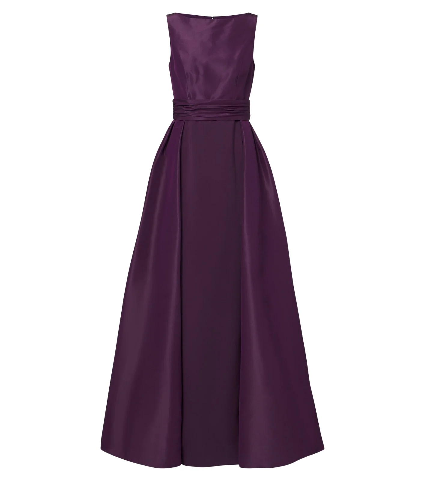 Carolina Herrera Pleated silk taffeta gown