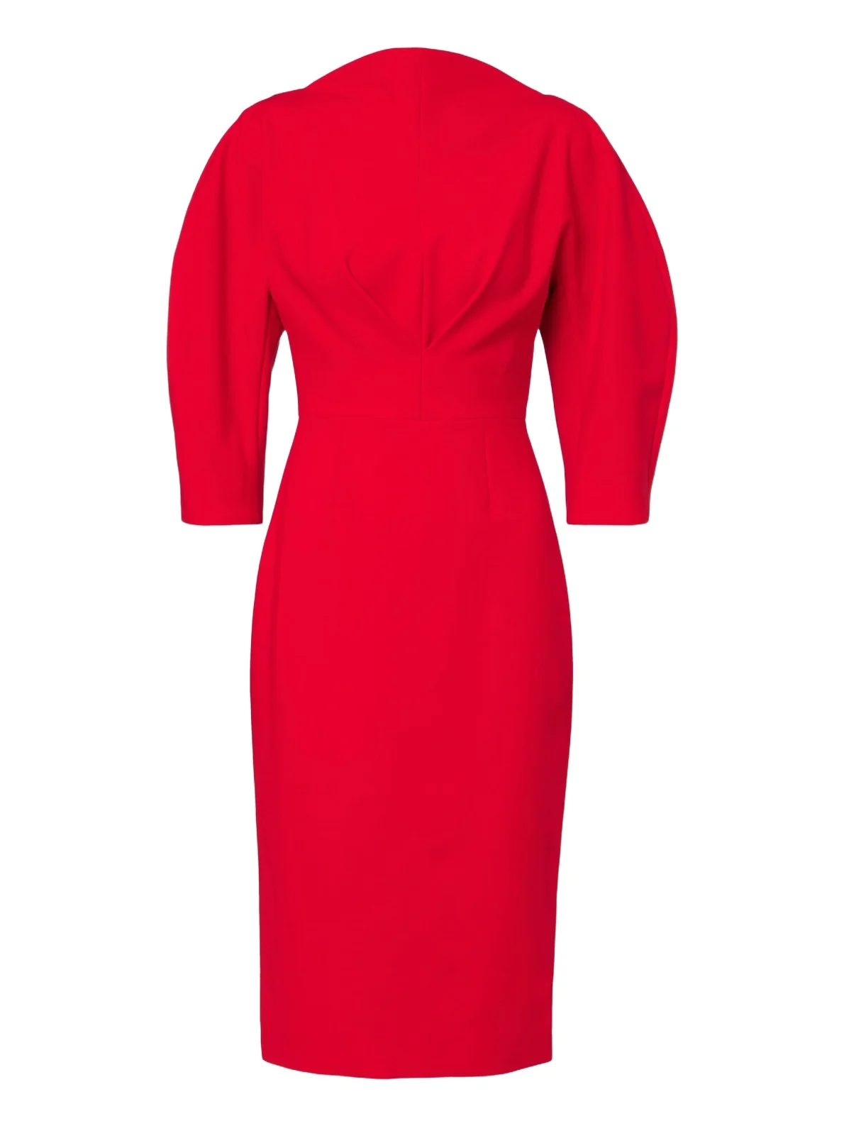 Draped wool-blend cocktail dress Draped wool-blend cocktail dress