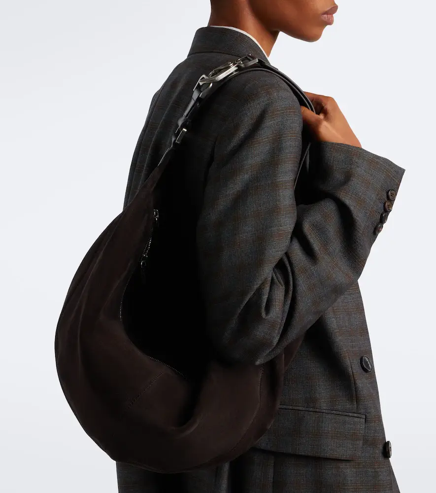 Lemaire Quiver Clip suede shoulder bag | Thumbnail 4