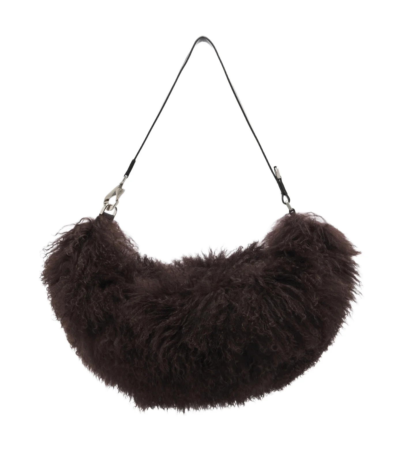 Quiver Clip shearling shoulder bag Quiver Clip shearling shoulder bag