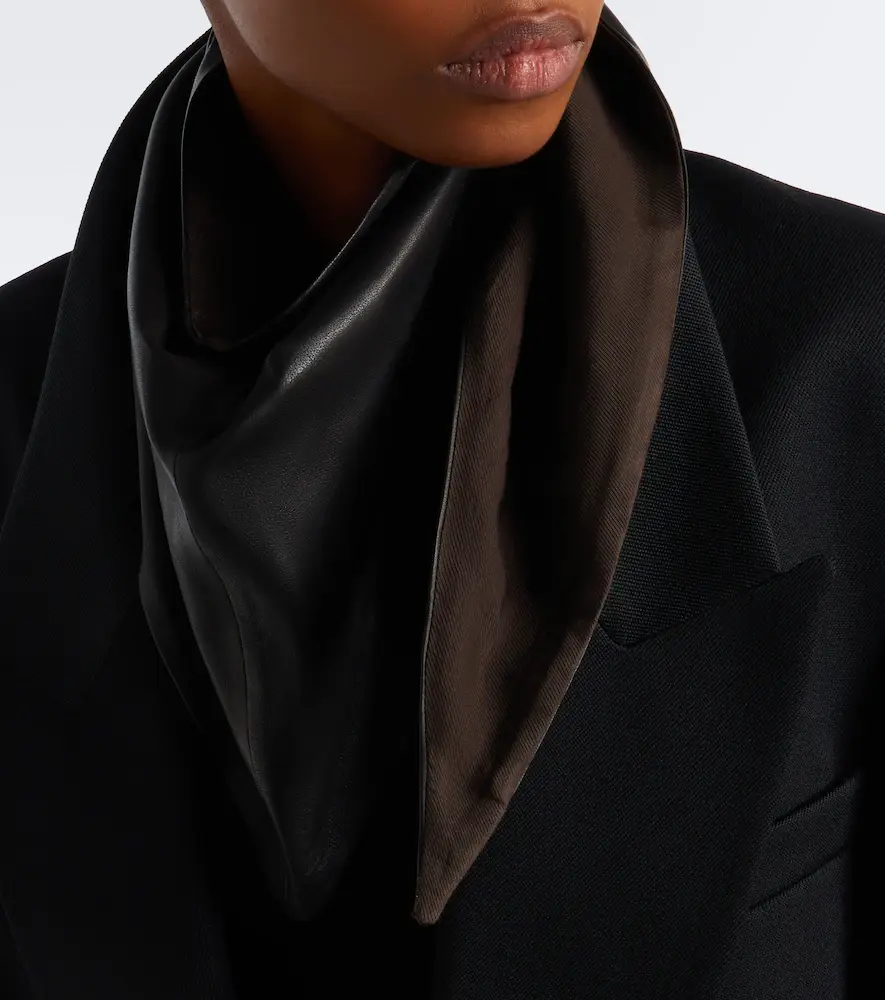 Lemaire Large leather scarf | Thumbnail 4