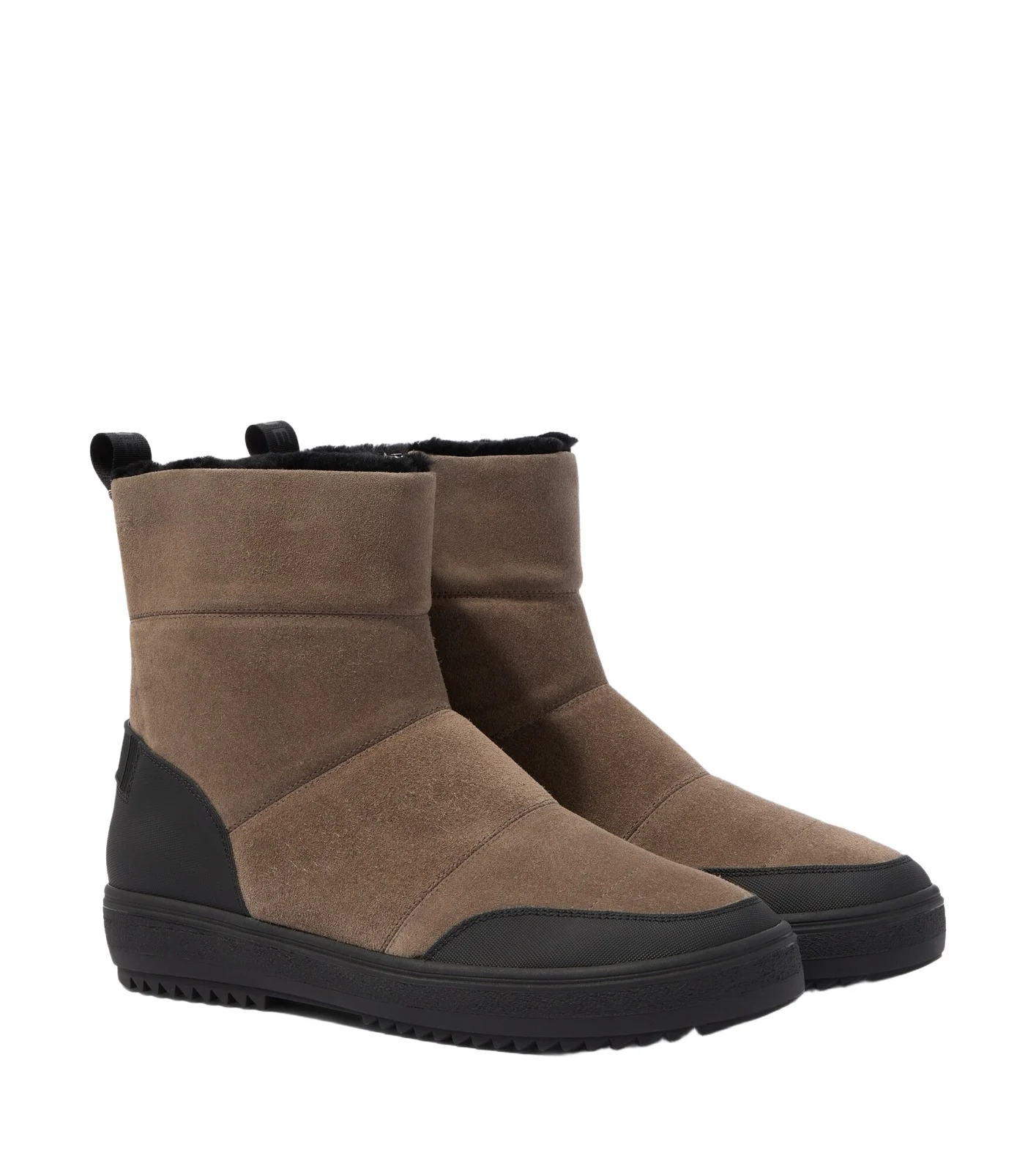 Bogner Shearling-lined suede ankle boots