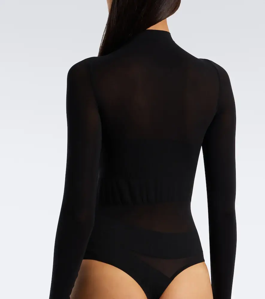 Wolford Infinite Wrap sheer bodysuit | Thumbnail 4