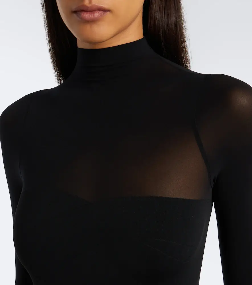 Wolford Infinite Wrap sheer bodysuit | Thumbnail 7