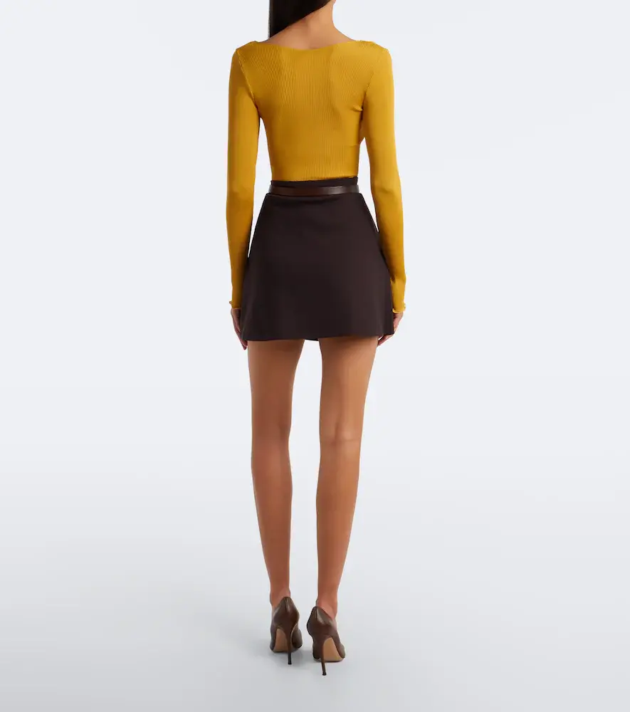 Wolford Midnight Grace jersey mini skirt | Thumbnail 3
