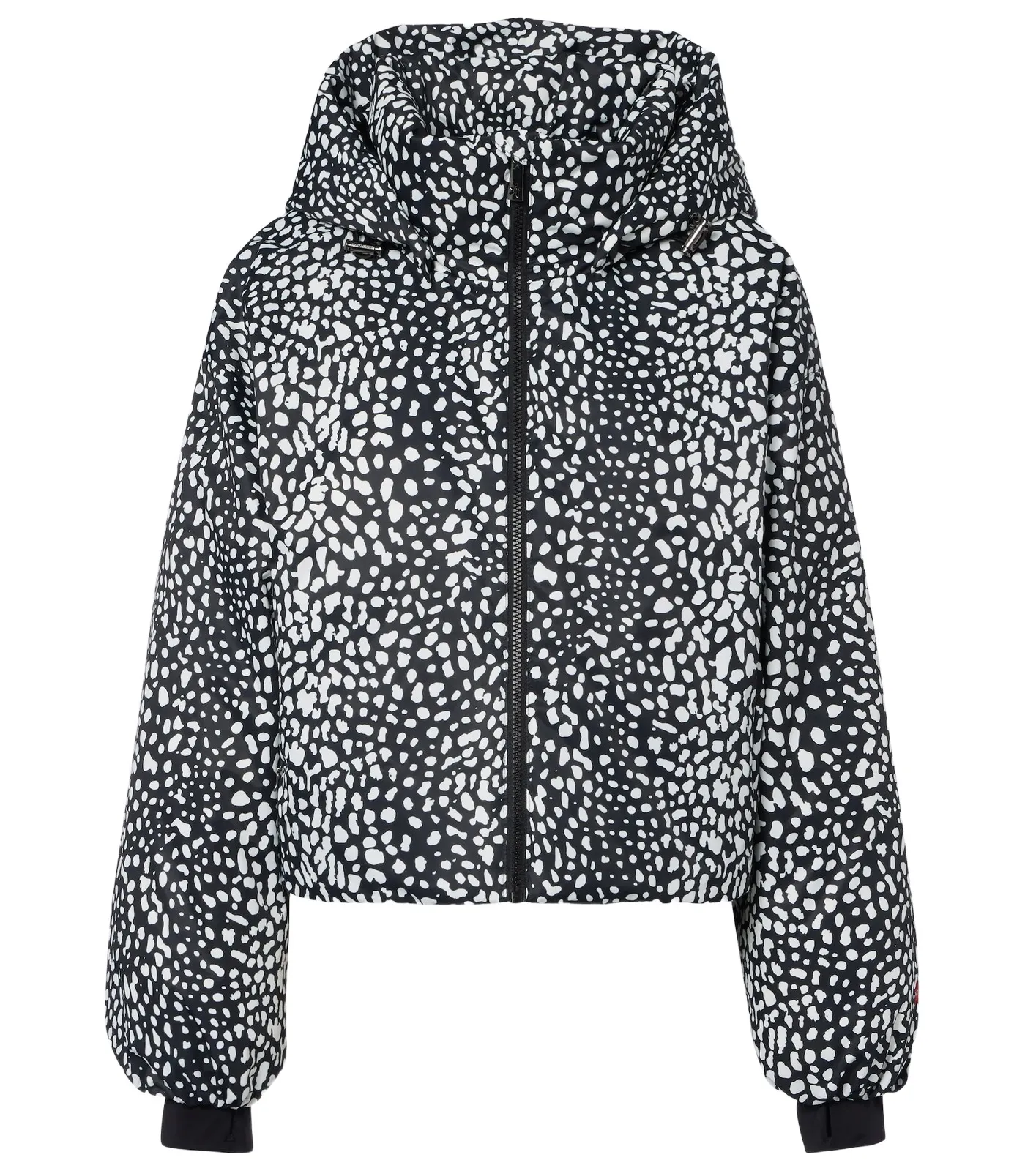 Bubble leopard-print down ski jacket Bubble leopard-print down ski jacket
