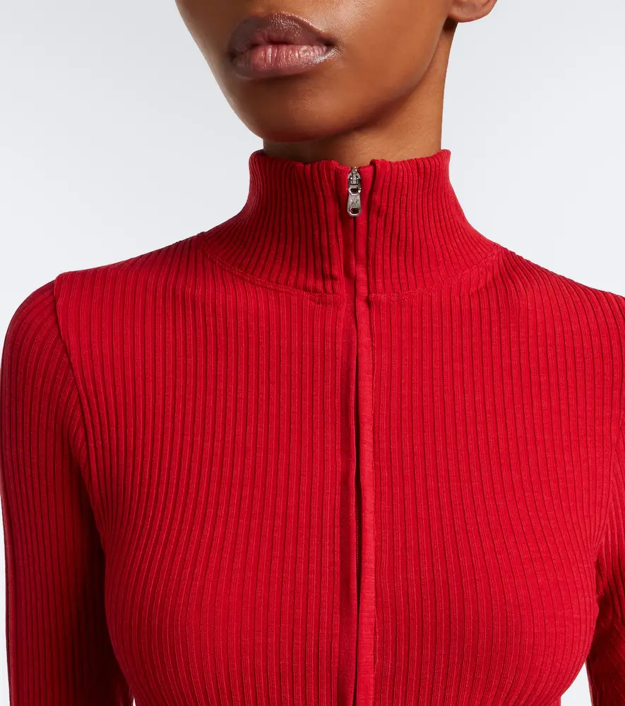 Perfect Moment Ribbed-knit wool-blend bodysuit | Thumbnail 4 Perfect Moment Ribbed-knit wool-blend bodysuit | Thumbnail 4