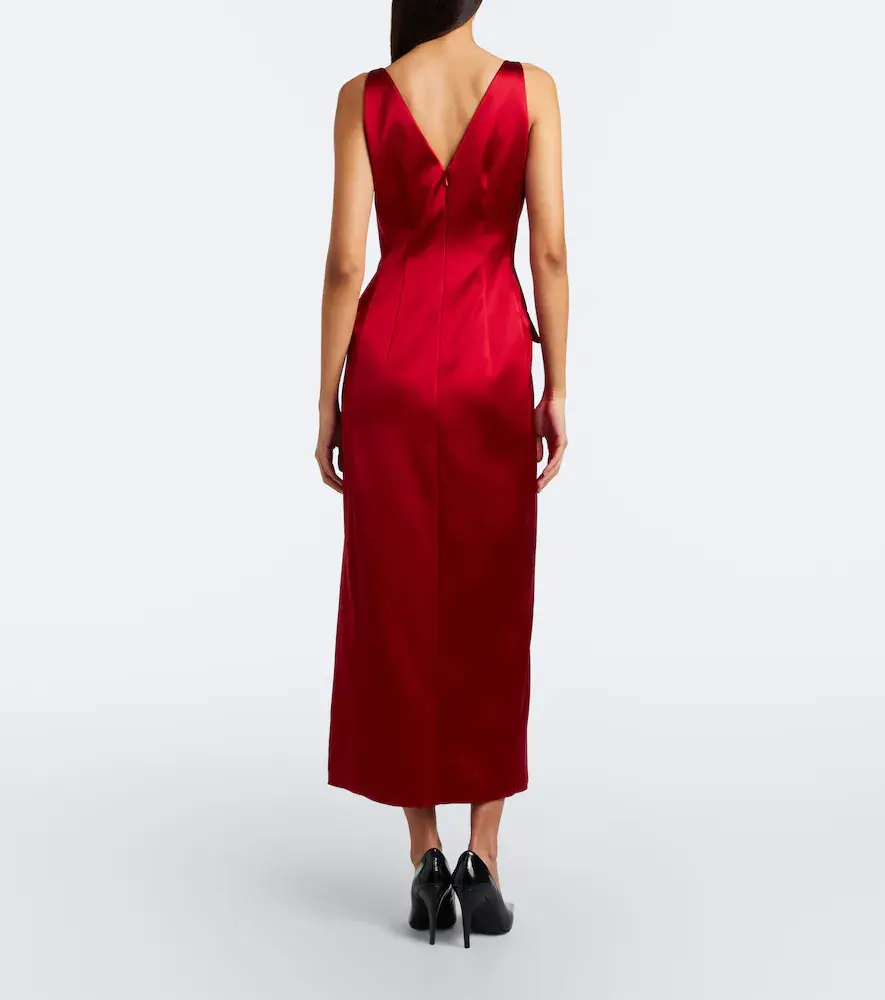 Sportmax Satin midi dress | Thumbnail 2 Sportmax Satin midi dress | Thumbnail 2