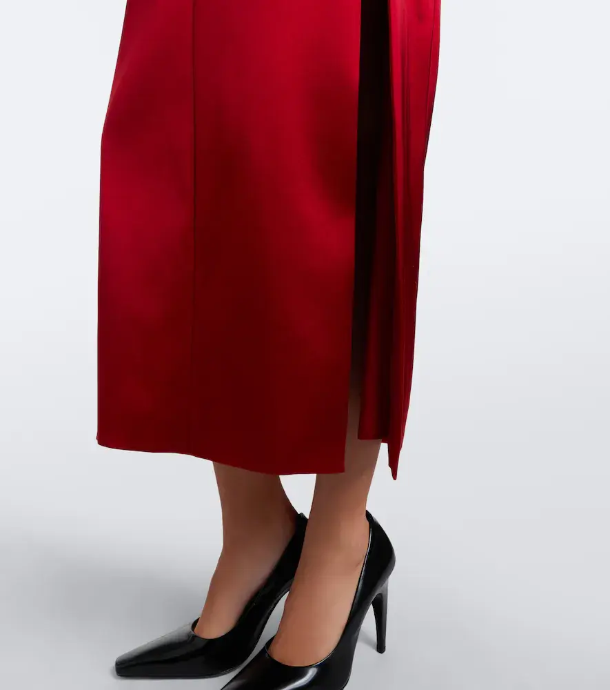 Sportmax Satin midi dress | Thumbnail 3 Sportmax Satin midi dress | Thumbnail 3