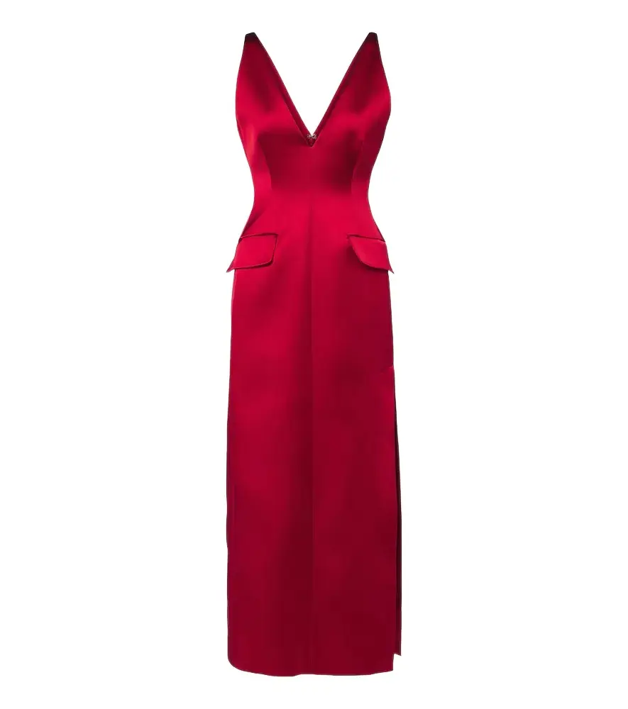 Sportmax Satin midi dress | Thumbnail 1 Sportmax Satin midi dress | Thumbnail 1