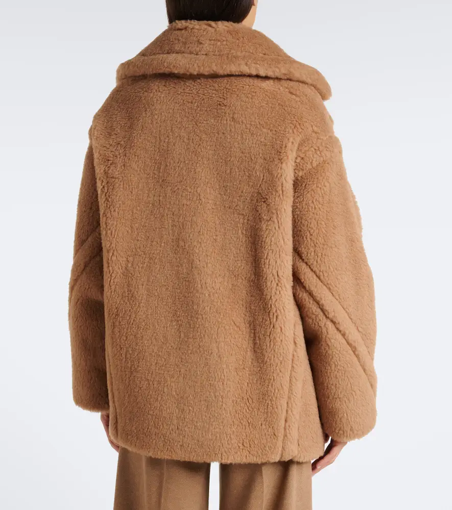 Max Mara Teddy Bear camel hair and silk peacoat | Thumbnail 2